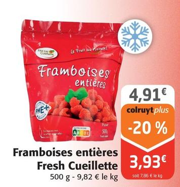Fresh Cueillette - Framboises Entières