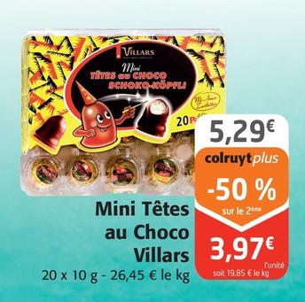 Villars - Mini Têtes Au Choco