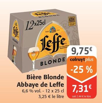 Leffe - Bière Blonde Abbaye