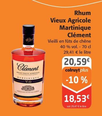 Clément - Rhum Vieux Agricole Martinique