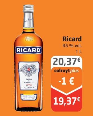 Ricard - 45 % Vol. 1 L