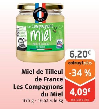 Miel De Tilleul De France - Les Compagnons Du Miel 