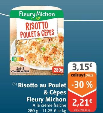 Fleury Michon - Risotto Au Poulet & Cepes 