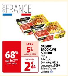 Sodebo - Salade Brooklyn offre à 3,99€ sur Auchan Hypermarché
