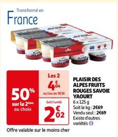 Savoie Yaourt - Plaisir Des Alpes Fruits Rouges