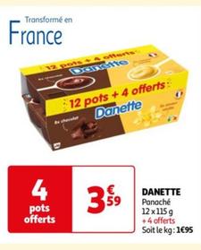 Danone - Danette offre à 3,59€ sur Auchan Hypermarché