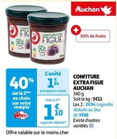 Auchan - Confiture Extra Figue  offre à 1,84€ sur Auchan Hypermarché