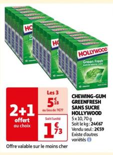 Hollywood - Chewing-Gum Greenfresh Sans Sucre