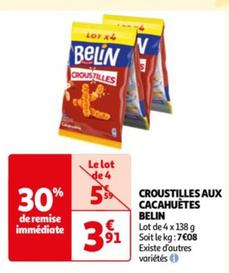 Belin - Croustilles Aux Cacahuètes offre à 3,91€ sur Auchan Hypermarché