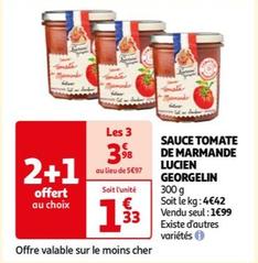 Lucien Georgelin - Sauce Tomate De Marmande offre à 1,99€ sur Auchan Hypermarché