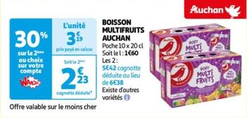 Auchan - Boisson Multifruits