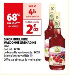 Moulin De Valdonne - Sirop Grenadine