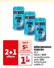 Brewdog - Bière Punk Ipa offre à 2,51€ sur Auchan Hypermarché
