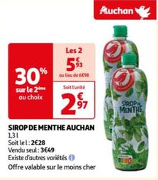 Auchan - Sirop De Menthe