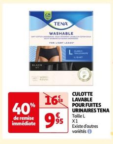 Tena - Culotte Lavable Pour Fuites Urinaires