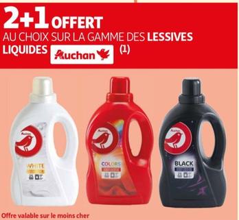 Auchan - Lessives Liquides 