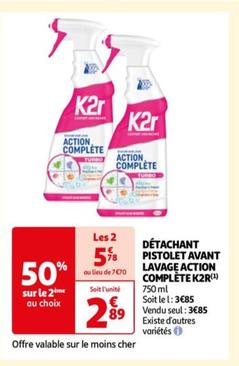 K2r - Détachant Pistolet Avant Lavage Action Complète