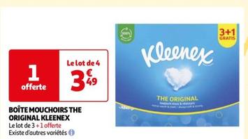 Kleenex - Boîte Mouchoirs The Original offre à 3,49€ sur Auchan Hypermarché