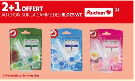 Auchan - Sur La Gamme Des Blocs Wc offre sur Auchan Hypermarché