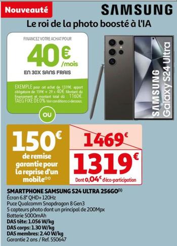 Samsung - Smartphones S24 Ultra 256GO 