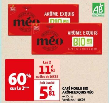 Meo - Café Moulu Bio Arome Exquis 