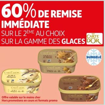 Carte D'or - Sur Le 2eme Au Choix Sur La Gamme Des Glaces  offre sur Auchan Hypermarché