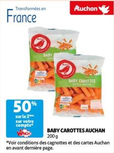 Auchan - Baby Carottes  offre sur Auchan Hypermarché