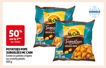 mccain - potatoes pops surgelées