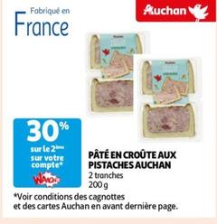 auchan - pâté en croûte aux pistaches 