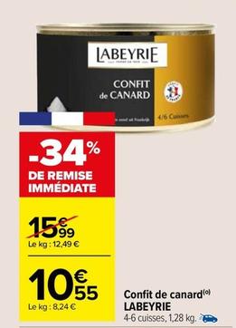 Confit de canard offre sur Carrefour Market