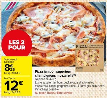 Pizza offre sur Carrefour Market