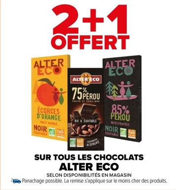 Chocolat offre sur Carrefour Market