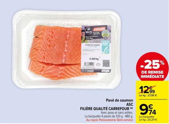 Saumon offre sur Carrefour Market
