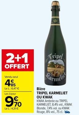 Bière offre sur Carrefour Market