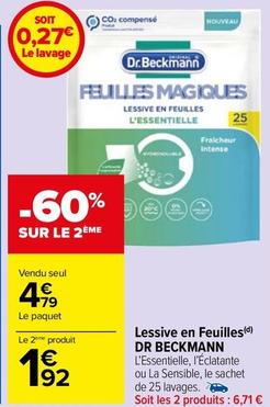 Lessive offre sur Carrefour Market