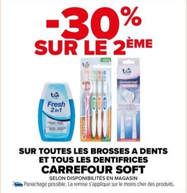 Brosse à dents offre sur Carrefour Market