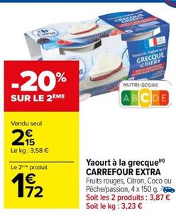 Yaourt offre sur Carrefour Market