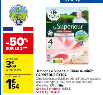 Jambon offre sur Carrefour Market