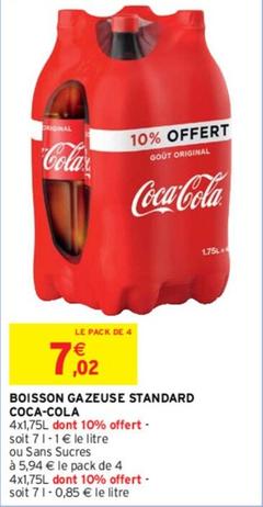 Coca-cola offre sur Intermarché