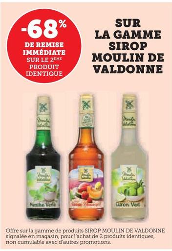 Moulin De Valdonne - Sur La Gamme Sirop offre sur Super U