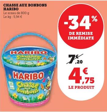 Haribo - Chasse Aux Bonbons offre à 4,75€ sur Super U