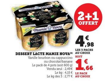 Mamie Nova - Dessert Lacte