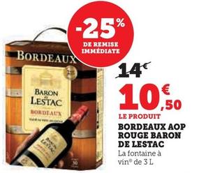Baron De Lestac - Bordeaux AOP Rouge