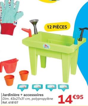Jardinière + Accessoires offre à 14,95€ sur Gifi