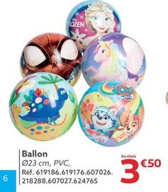 Ballon offre à 3,5€ sur Gifi