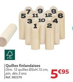 Quilles Finlandaises offre à 5,95€ sur Gifi