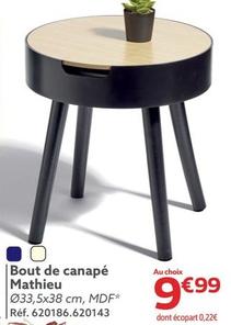 Mathieu - Bout De Canapé  offre à 9,99€ sur Gifi