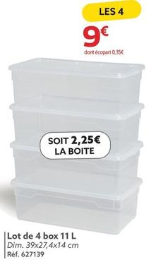 Lot De 4 Box