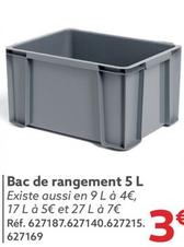 Bac De Rangement