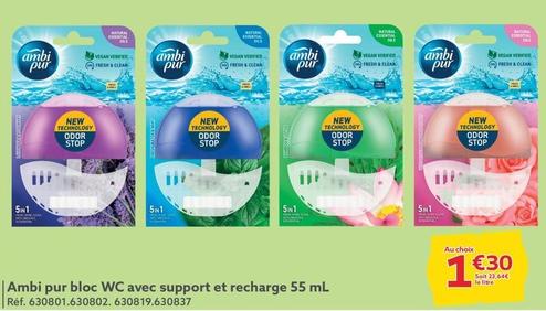 Ambi Pur - Bloc Wc Avec Support Et Recharge